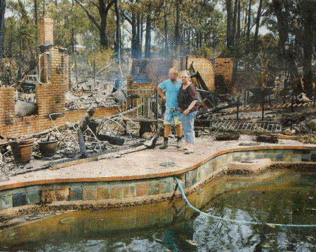 Firestorms Destroyed Homes
